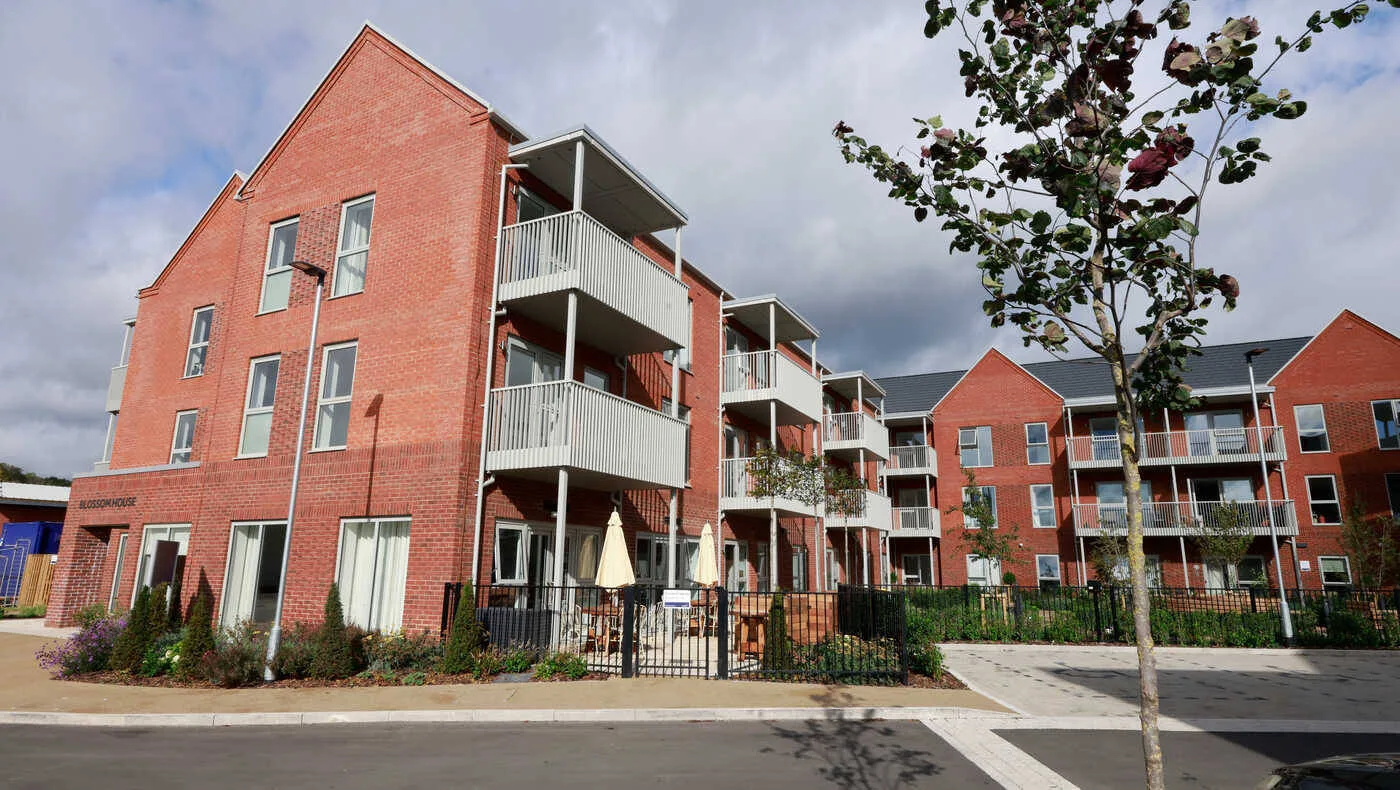Blossom House on Alexander Gardens, Edwalton, Anchor's new block of 80 flats for over-55s