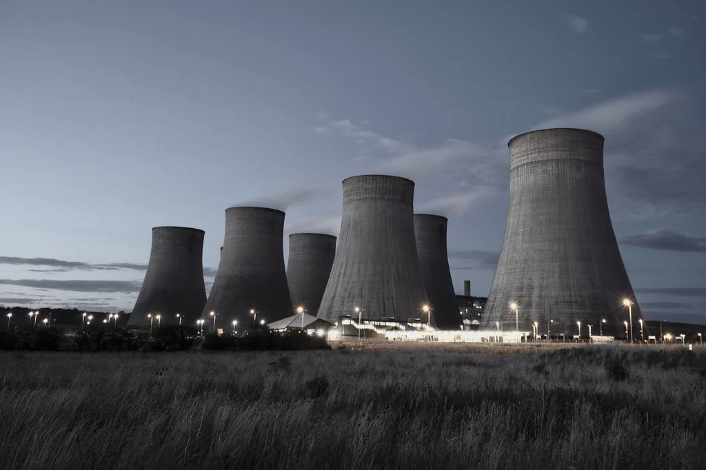 The cooling towers of Ratcliffe-on-Soar Power Station