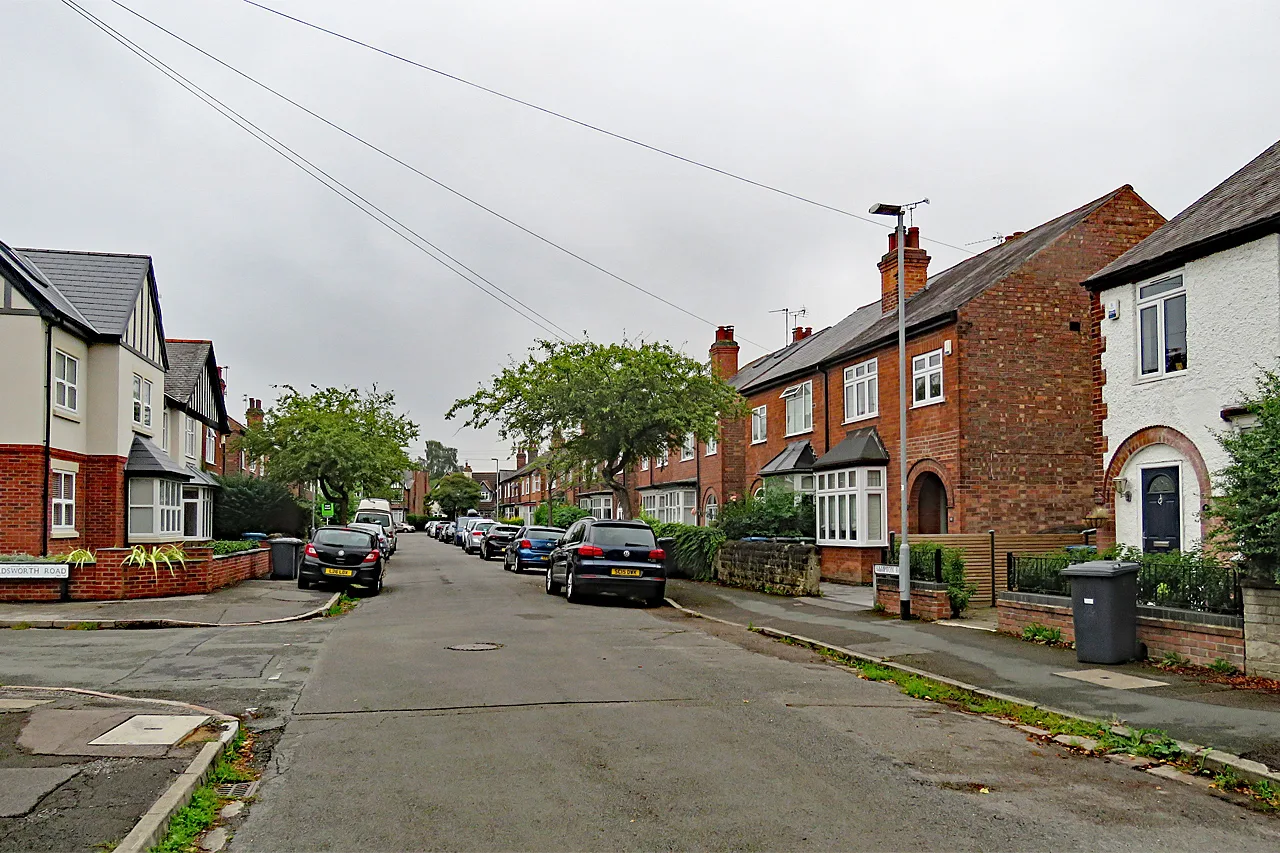 Houses on Hampton Road, West Bridgford