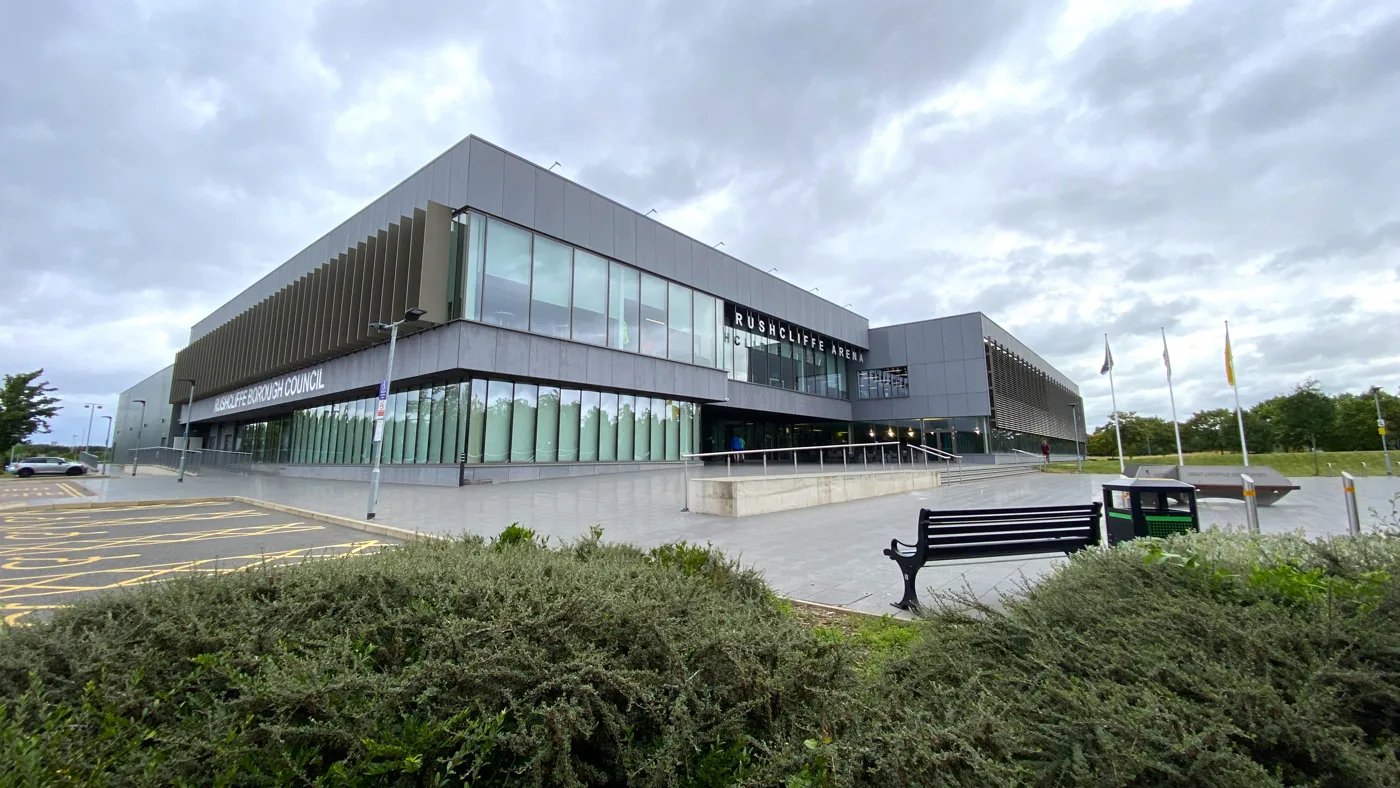 Rushcliffe Arena on Rugby Road, West Bridgford, where the borough council is based and where Cabinet meets on 8 September